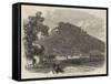The Saxon Fortress of Konigstein, on the Elbe, Near Dresden-null-Framed Stretched Canvas