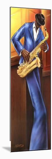 The Saxophone Player-Magrini-Mounted Poster