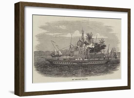The Sayed Pacha, Steam Yacht-null-Framed Giclee Print