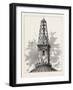 The Scaffolding and Observatory on St. Paul's in 1848 London-null-Framed Giclee Print