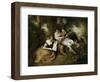 The Scale of Love, 1715-1718-Jean Antoine Watteau-Framed Art Print