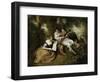 The Scale of Love, 1715-1718-Jean Antoine Watteau-Framed Art Print