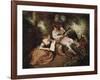 The Scale of Love-Jean Antoine Watteau-Framed Art Print