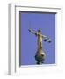 The Scales of Justice Above the Old Bailey Law Courts, Inns of Court, London, England, UK-Walter Rawlings-Framed Photographic Print