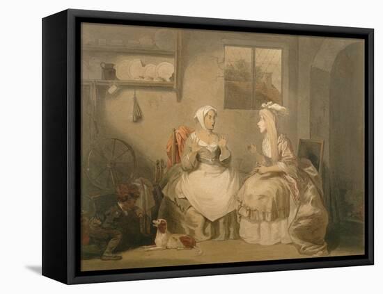 The Scandal-Robert Smirke-Framed Stretched Canvas