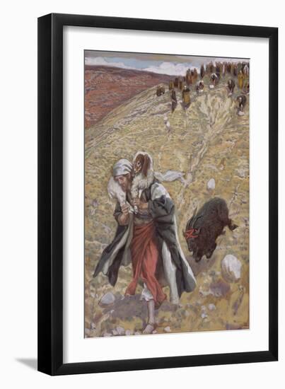 The Scapegoat, Illustration for 'The Life of Christ', C.1886-94-James Tissot-Framed Giclee Print