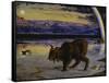 The Scapegoat-William Holman Hunt-Framed Stretched Canvas