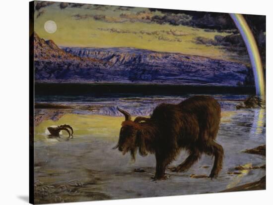 The Scapegoat-William Holman Hunt-Stretched Canvas