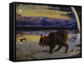 The Scapegoat-William Holman Hunt-Framed Stretched Canvas