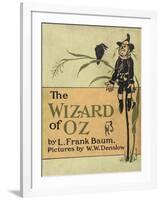 The Scarecrow, a Character in the Story, 'the Wizard Of Oz'-William Denslow-Framed Giclee Print