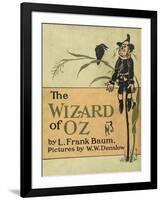 The Scarecrow, a Character in the Story, 'the Wizard Of Oz'-William Denslow-Framed Giclee Print