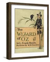 The Scarecrow, a Character in the Story, 'the Wizard Of Oz'-William Denslow-Framed Giclee Print