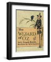 The Scarecrow, a Character in the Story, 'the Wizard Of Oz'-William Denslow-Framed Premium Giclee Print