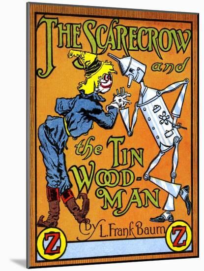 The Scarecrow and the Tin Wood-Man-John R. Neil-Mounted Art Print