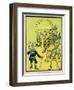 The Scarecrow, the Tin Woodman and the Lion Acquire Heart, Brains and Courage-null-Framed Art Print