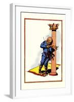 The Scarecrow-John R. Neill-Framed Art Print