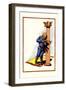 The Scarecrow-John R. Neill-Framed Art Print