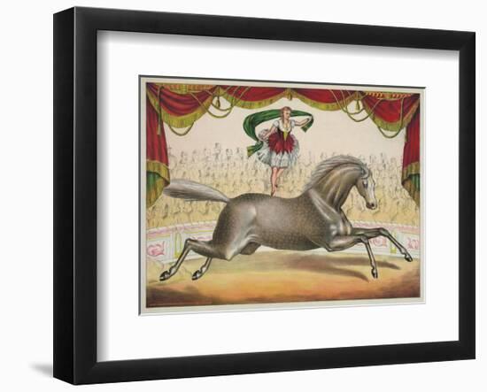The Scarf Act-Vintage Reproduction-Framed Art Print