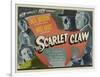 The Scarlet Claw, UK Movie Poster, 1944-null-Framed Art Print