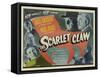 The Scarlet Claw, UK Movie Poster, 1944-null-Framed Stretched Canvas