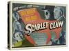 The Scarlet Claw, UK Movie Poster, 1944-null-Stretched Canvas