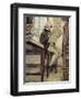 The Scarlet Letter, a Romance by Nathaniel Hawthorme-Hugh Thomson-Framed Giclee Print