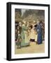 The Scarlet Letter, a Romance by Nathaniel Hawthorme-Hugh Thomson-Framed Giclee Print