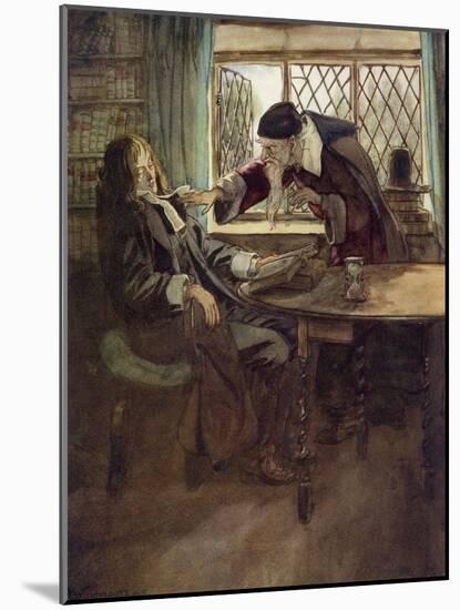 The Scarlet Letter, a Romance by Nathaniel Hawthorme-Hugh Thomson-Mounted Giclee Print