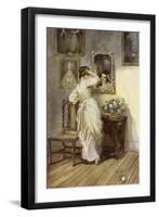 The Scarlet Letter, a Romance by Nathaniel Hawthorme-Hugh Thomson-Framed Giclee Print