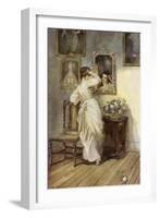 The Scarlet Letter, a Romance by Nathaniel Hawthorme-Hugh Thomson-Framed Giclee Print