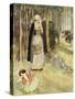 The Scarlet Letter, a Romance by Nathaniel Hawthorme-Hugh Thomson-Stretched Canvas