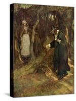 The Scarlet Letter, a Romance by Nathaniel Hawthorme-Hugh Thomson-Stretched Canvas