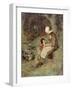 The Scarlet Letter, a Romance by Nathaniel Hawthorme-Hugh Thomson-Framed Giclee Print