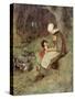 The Scarlet Letter, a Romance by Nathaniel Hawthorme-Hugh Thomson-Stretched Canvas