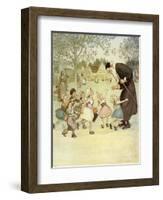 The Scarlet Letter, a Romance by Nathaniel Hawthorme-Hugh Thomson-Framed Giclee Print