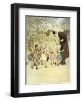 The Scarlet Letter, a Romance by Nathaniel Hawthorme-Hugh Thomson-Framed Giclee Print