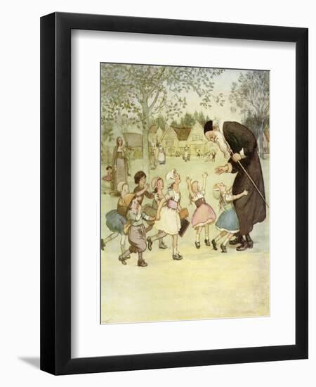 The Scarlet Letter, a Romance by Nathaniel Hawthorme-Hugh Thomson-Framed Giclee Print