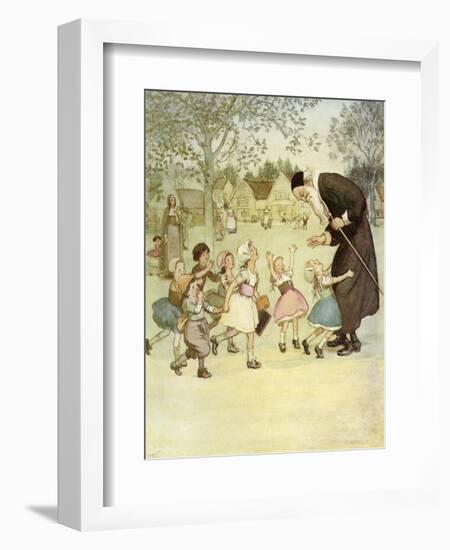 The Scarlet Letter, a Romance by Nathaniel Hawthorme-Hugh Thomson-Framed Giclee Print