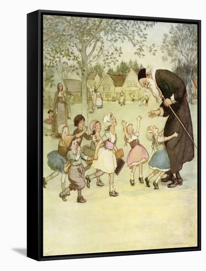 The Scarlet Letter, a Romance by Nathaniel Hawthorme-Hugh Thomson-Framed Stretched Canvas