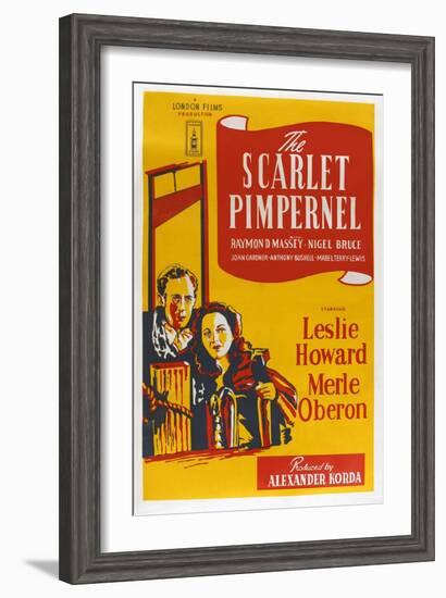 The Scarlet Pimpernel, 1934-null-Framed Giclee Print