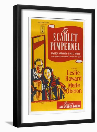 The Scarlet Pimpernel, 1934-null-Framed Giclee Print