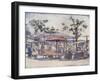 The Scarlet Umbrella-Mortimer Ludington Menpes-Framed Giclee Print