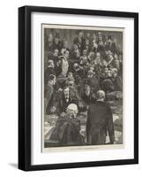 The Scene in the House of Commons, Thursday, 27 July-Thomas Walter Wilson-Framed Giclee Print
