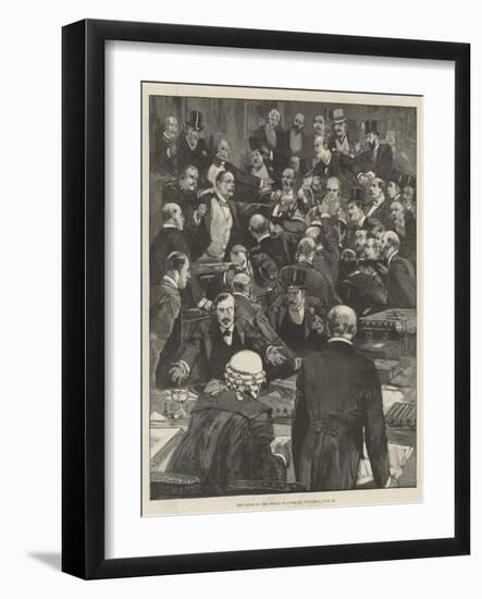 The Scene in the House of Commons, Thursday, 27 July-Thomas Walter Wilson-Framed Giclee Print