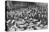 The Scene in the House of Commons, Westminster, London, 3 August 1914-null-Stretched Canvas