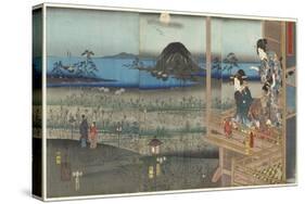 The Scene of Akashi, April 1853-Utagawa Kunisada-Stretched Canvas