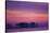 The Scenic Peninsula Against a the Pink and Purple Sky in Chesapeake Bay, Tilghman Island, Maryland-Karine Aigner-Stretched Canvas