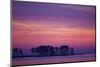 The Scenic Peninsula Against a the Pink and Purple Sky in Chesapeake Bay, Tilghman Island, Maryland-Karine Aigner-Mounted Photographic Print