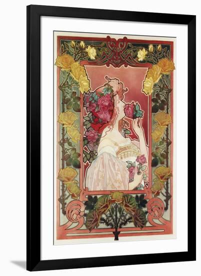 The Scent of a Rose, C.1890-Privat Livemont-Framed Giclee Print