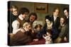 The Schadow Circle (The Bendemann Family and their Friend)-Eduard Bendemann-Stretched Canvas